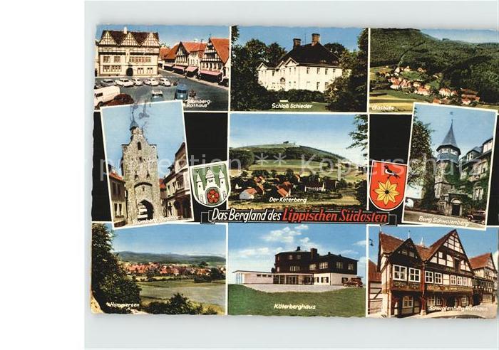 Blomberg Lippe Rathaus Schloss Schieder Glashuette