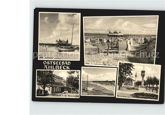 Ahlbeck Ostseebad Seebruecke Ostseehotel