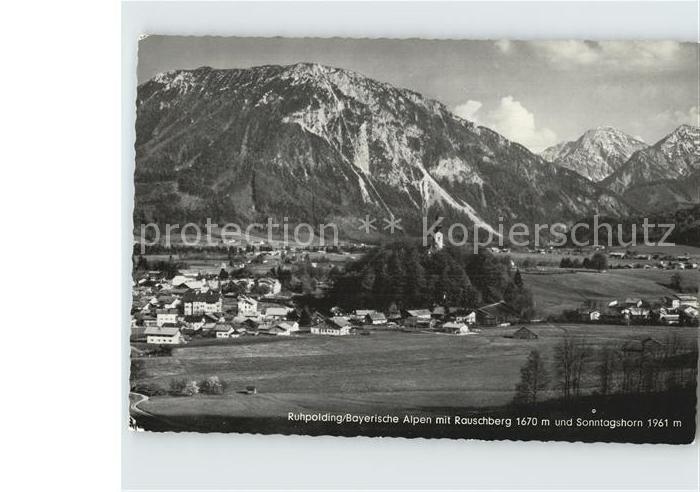 Ruhpolding Bayern Rauschberg Sonntagshorn