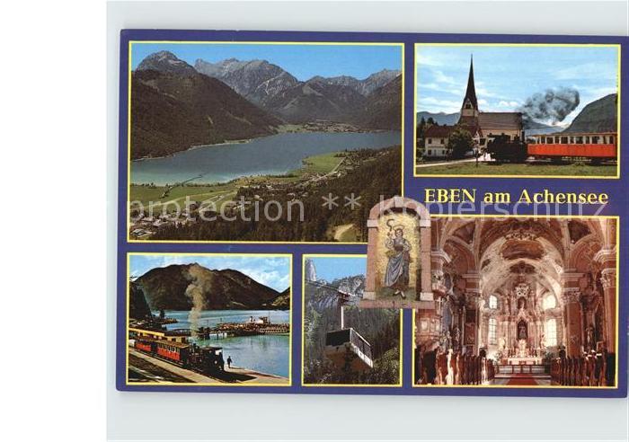 Eben Achensee Notburgakirche Maurach Eisenbahn