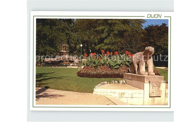 Dijon 21 Ours Pompon Jardins Darcy