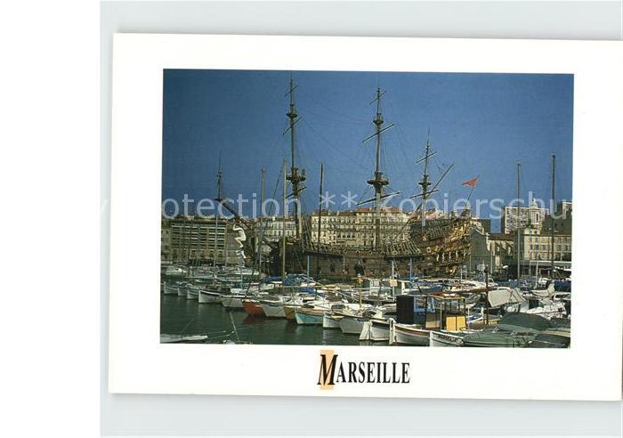 Marseille Bouches-du-Rhone Hafen Boot Schiff