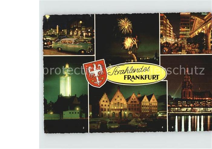 Frankfurt Main Hauptbahnhof Henninger Turm Dom