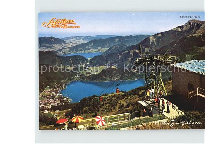 St Gilgen Salzkammergut Zwoelferhorn Seilbahn