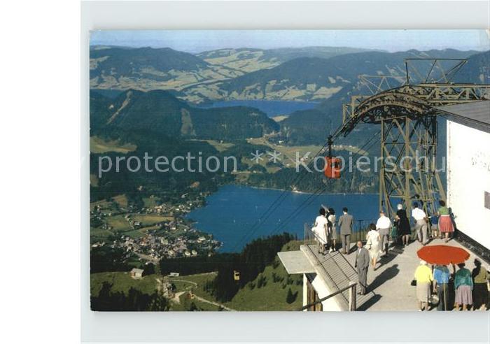 St Gilgen Salzkammergut Zwoelferhorn Bergstation Mondsee