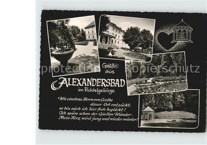 Alexandersbad Bad Brunnen Park