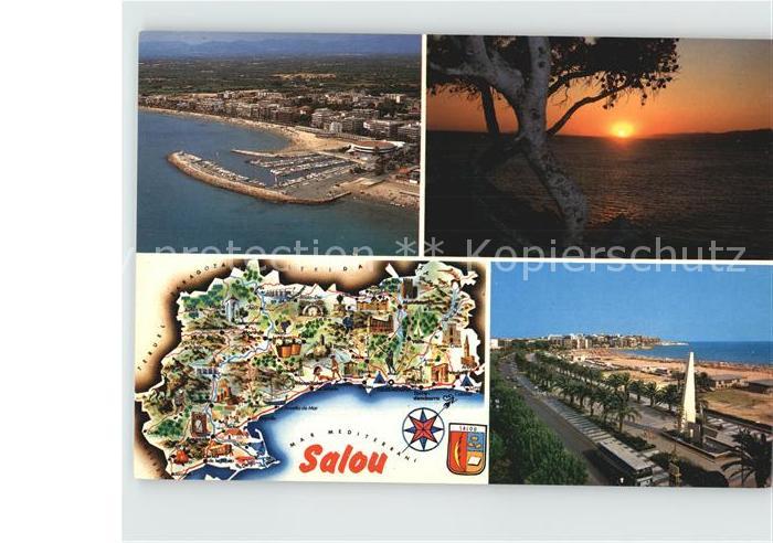 Salou Strand Fliegeraufnahme