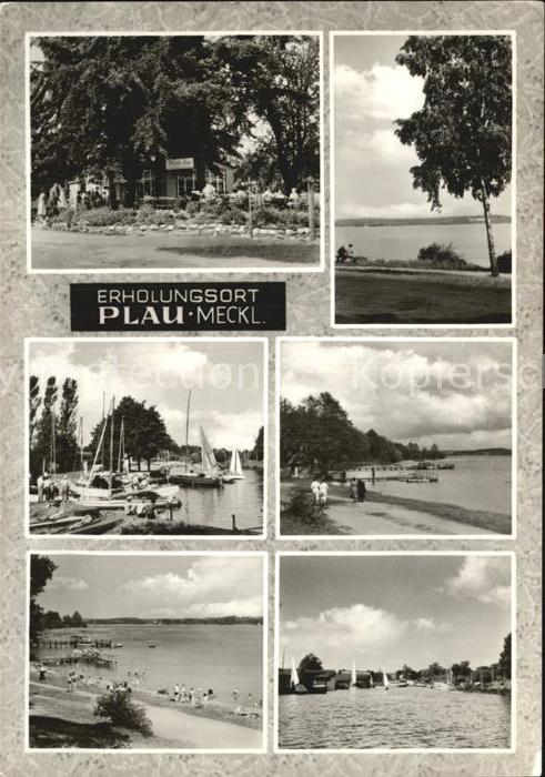 Plau Mecklenburg Badestelle Hafen