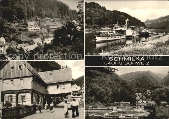 Schmilka Teilansicht Dampfer