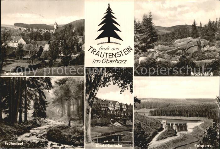 Trautenstein Harz Brockenblick Fruehnebel Talsperre Kinderkurheim