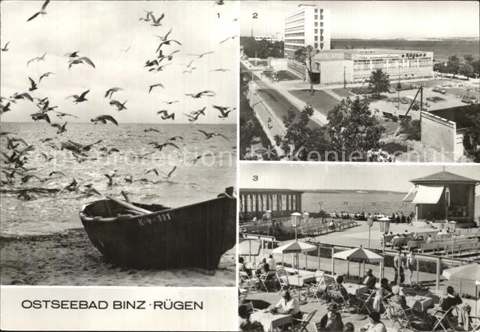 Binz Ruegen Am Strand Erholungsheim Arkona Urlauberrestaurant Ruegen Konzertpavi