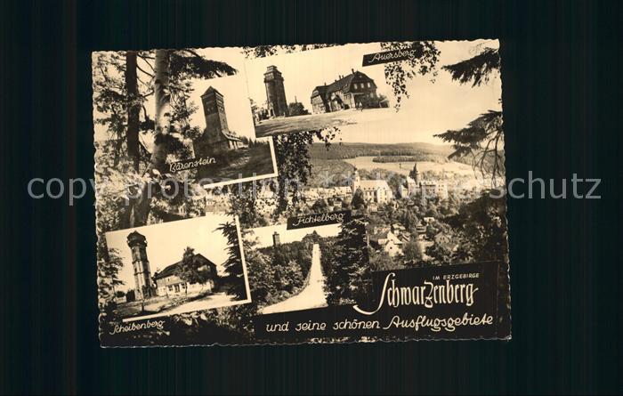 Schwarzenberg Erzgebirge Baerenstein Fichtelberg