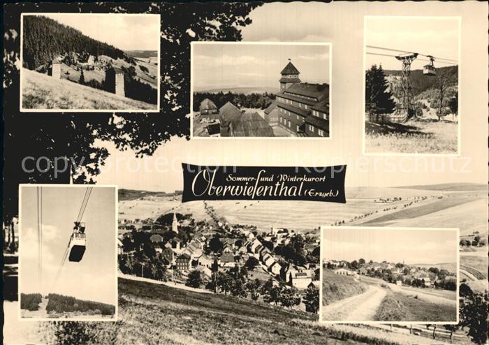 Oberwiesenthal Erzgebirge Seilbahn Teilansichten
