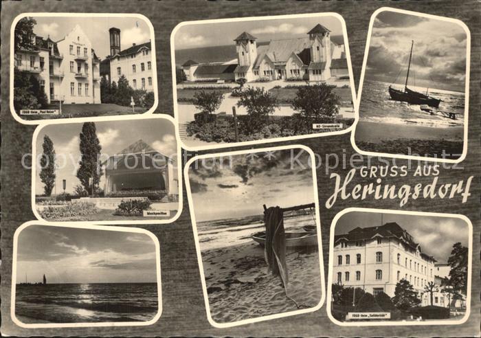 Heringsdorf Ostseebad Usedom Heim Paul Heine Solidaritaet Musikpavillon StrandC