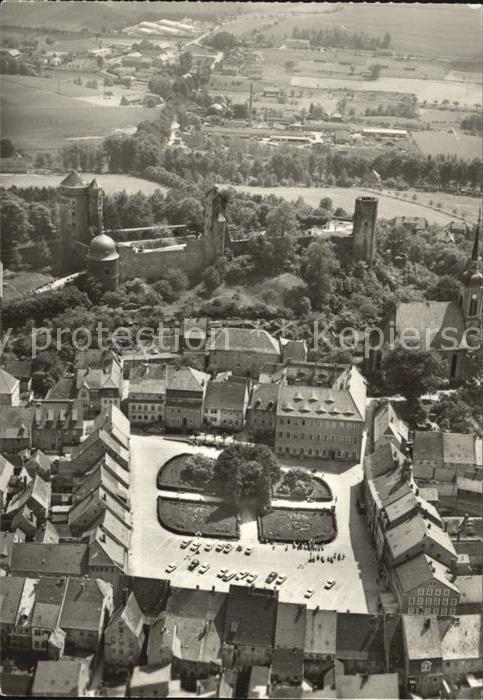 Stolpen Fliegeraufnahme Burg