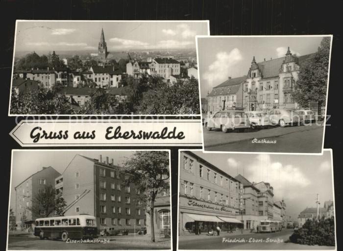 Eberswalde Rathaus Friedrich Ebert Strasse Eisenbahnstrasse