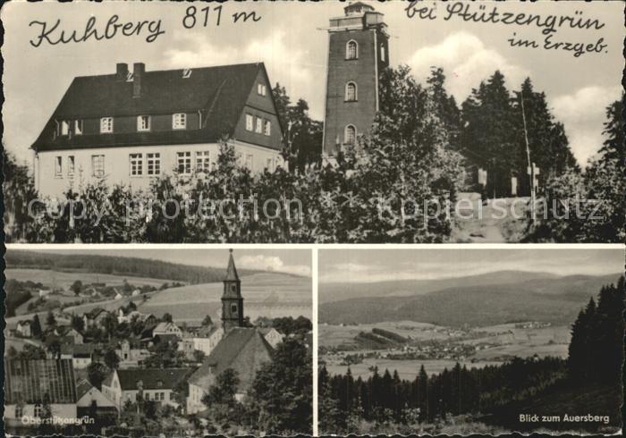 Kuhberg Stuetzengruen Oberstuetzengruen Blick zum Auersberg