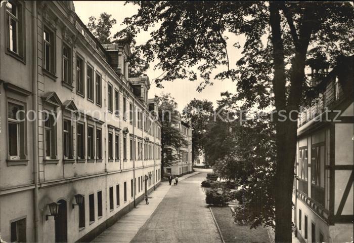 Wolkenstein Erzgebirge Warmbad Sanatorium Fritz Heckert Haus