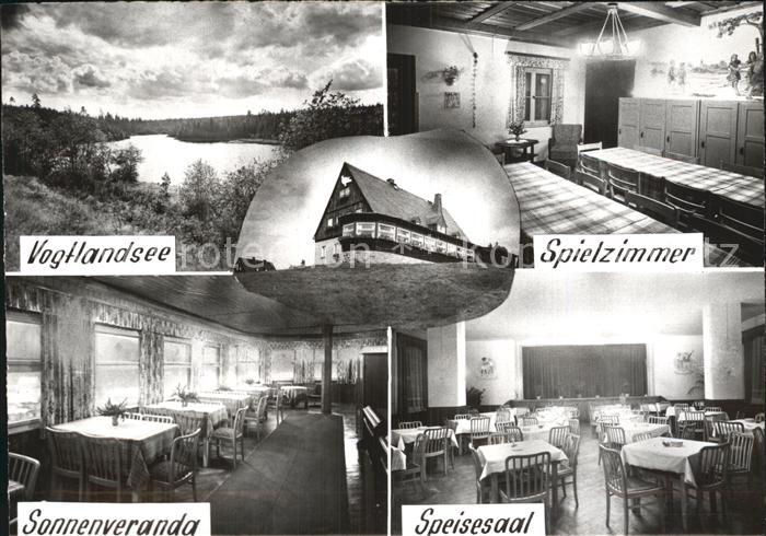 Rautenkranz Vogtland Kindererholungsheim Klaushuebet Spielzimmer Speisesaal Vogt