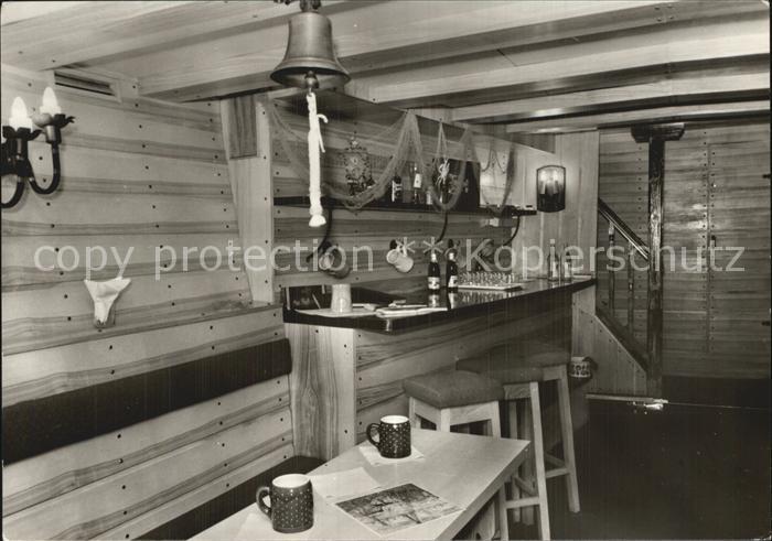 Sassnitz Ostseebad Ruegen Piratenschiff in Neu Mukran