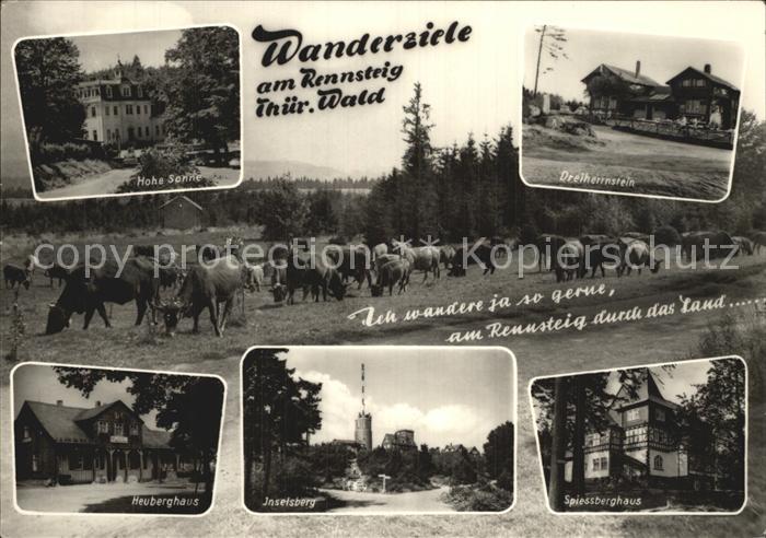 Rennsteig Wanderziele