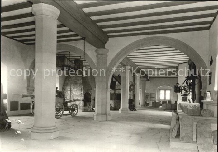 Schmalkalden Thueringen Museum Schloss Wilhelmsburg Exerzierhalle