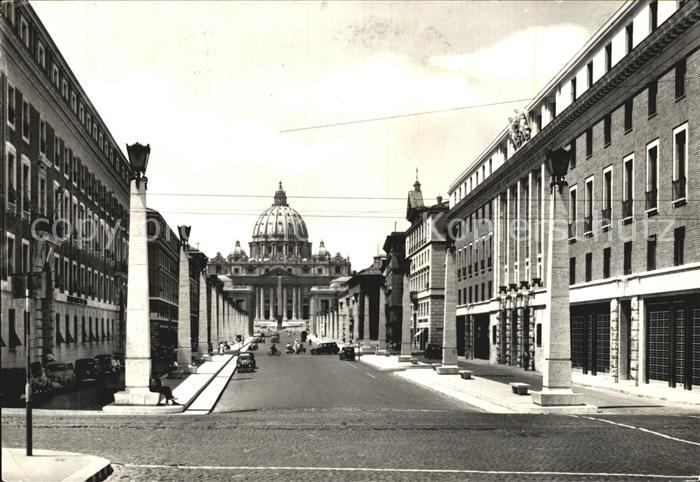 Roma Rom Conciliazione Strasse und Heilige Peterskirche