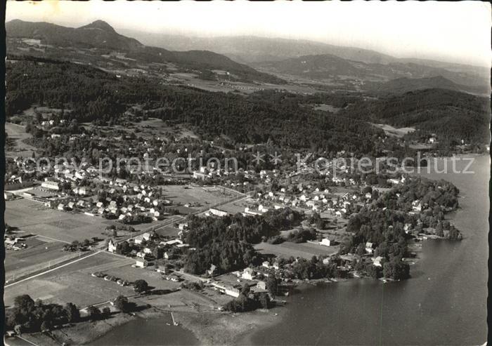 Krumpendorf Woerthersee Fliegeraufnahme