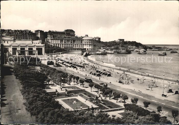 Biarritz Pyrenees Atlantiques Strand und Casino