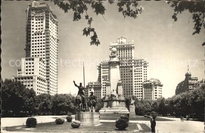 Madrid Spain Plaza de Espana