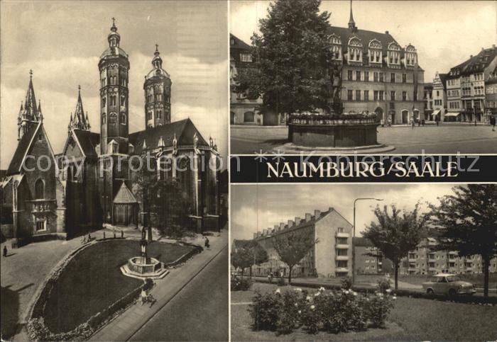 Naumburg Saale Dom und Dreikoenikskapelle Wilhelm Pieck Platz Georgi Dimitroff S
