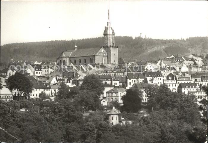 Annaberg-Buchholz Erzgebirge Sankt Annakirche mit Poehlberg