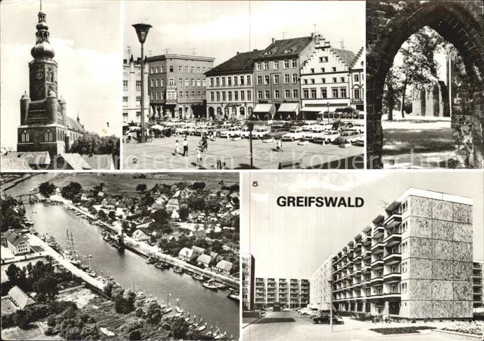 Greifswald Dom Sankt Nikolai Platz der Freundschaft Klosterruine Marineschule