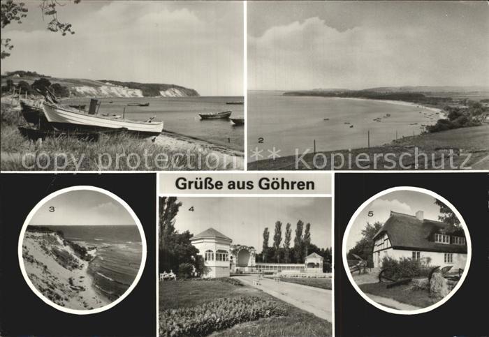 Goehren Ruegen Suedstrand Steilkueste Musikpavillon Heimatmuseum Moenchgut