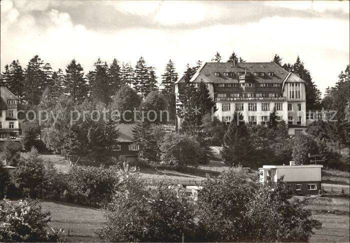 Friedrichsbrunn Harz Sanatorium Ernst Thaelmann