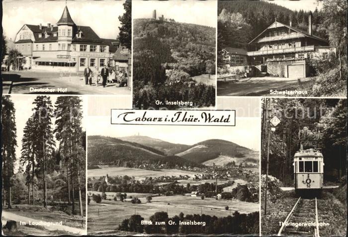 Tabarz Schweizerhaus Deutscher Hof Thueringerwaldbahn