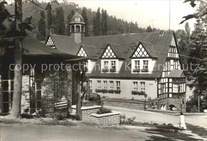 Saalfeld Saale Feengrotten Brunnenhaus