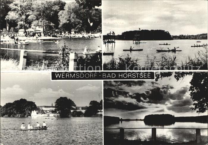 Wermsdorf Bootsanlegestelle Partie auf den See Abendstimmung