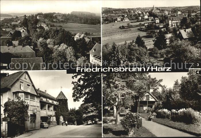 Friedrichsbrunn Harz Sanatorium Ernst Thaelmann Hotel Brockenblick Kurpark