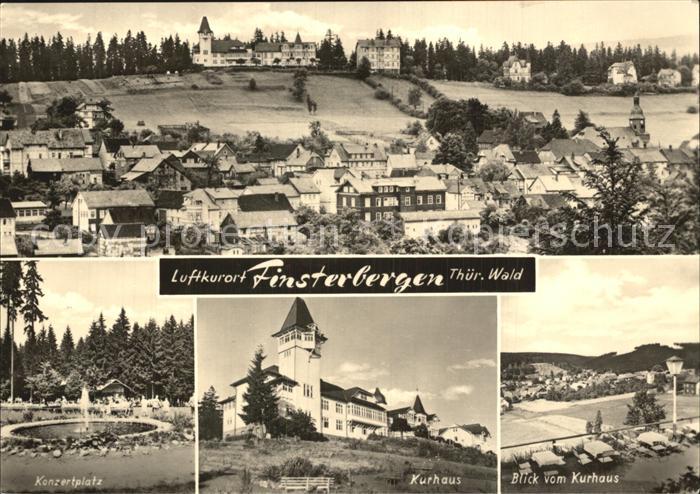 Finsterbergen Konzertplatz Kurhaus Blick vom Kurhaus