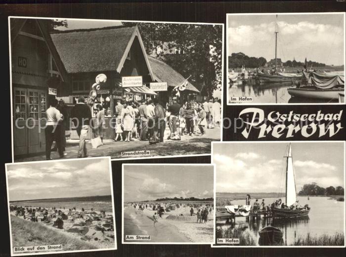 Prerow Ostseebad Strand Hafen Strandstrasse