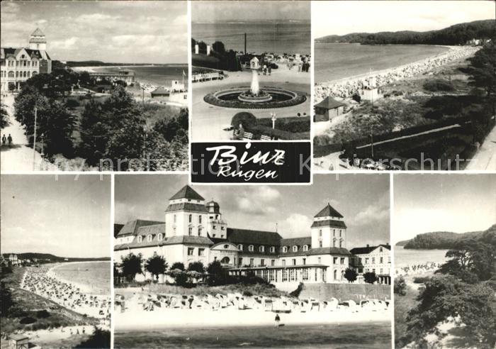 Binz Ruegen Strand Brunnen