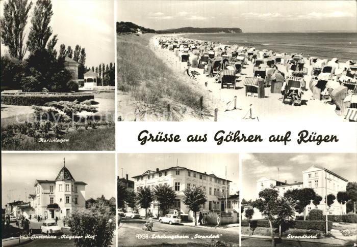 Goehren Ruegen Strandhotel Kuranlagen Gaststaette Rueganer Hof