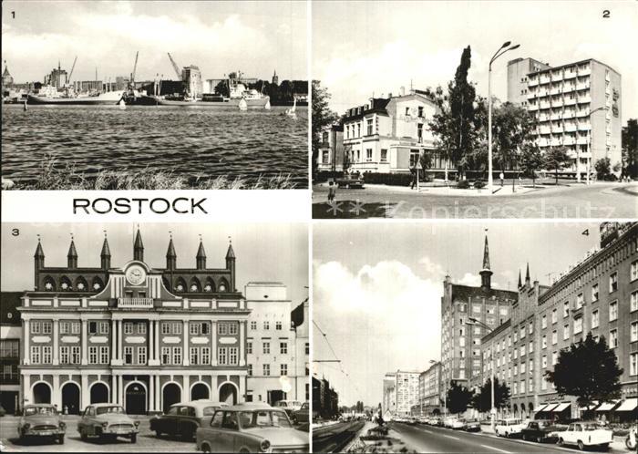 ROSTOCK  CITY Hafen Rathaus HOG Bahnhofshotel
