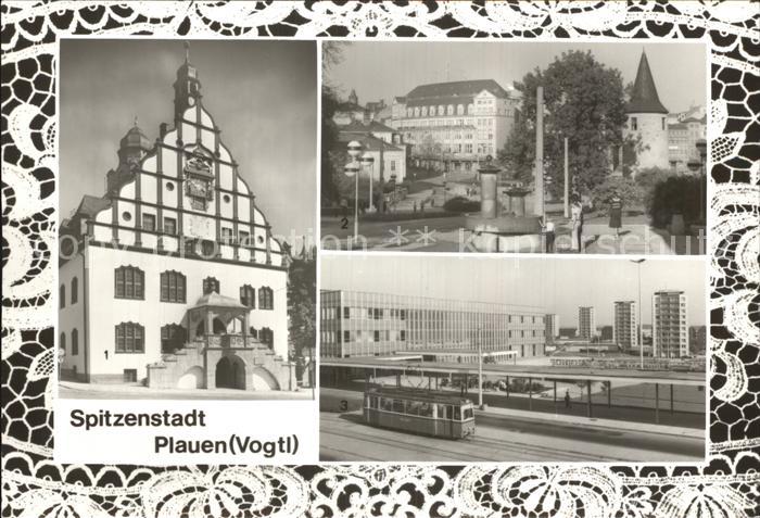 Plauen Vogtland Rathaus Otto-Grotewohl-Platz Bahnhof