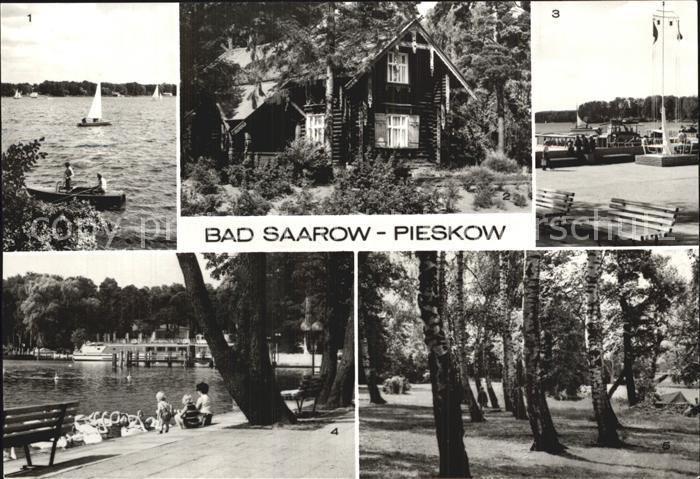 Bad Saarow-Pieskow Scharmuetzelsee Schiffsanlegestelle Schwanenwiese