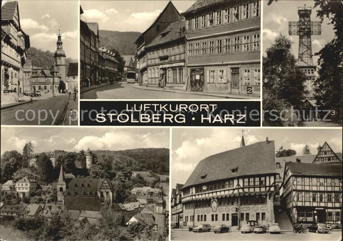Stolberg Harz Markt Rathaus Josephshoehe