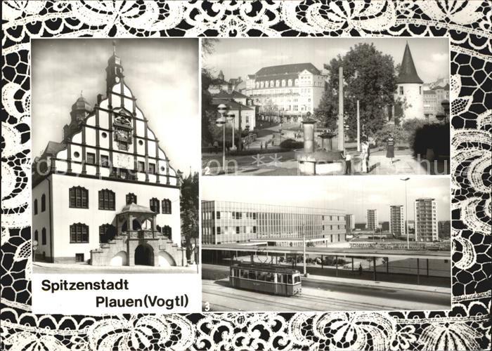 Plauen Vogtland Rathaus Otto-Grotewohl-Platz Bahnhof