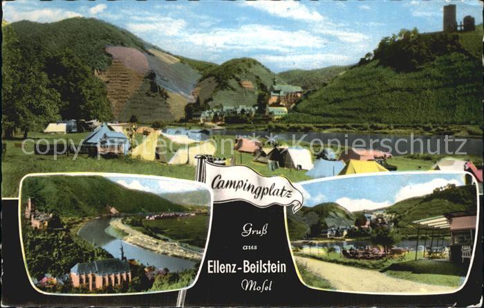 Beilstein Mosel Campingplatz Moselpartie
