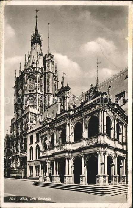 Koeln Rhein Rathaus